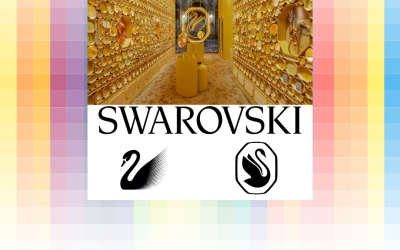 El famoso cisne de Swarovski toma vuelo.